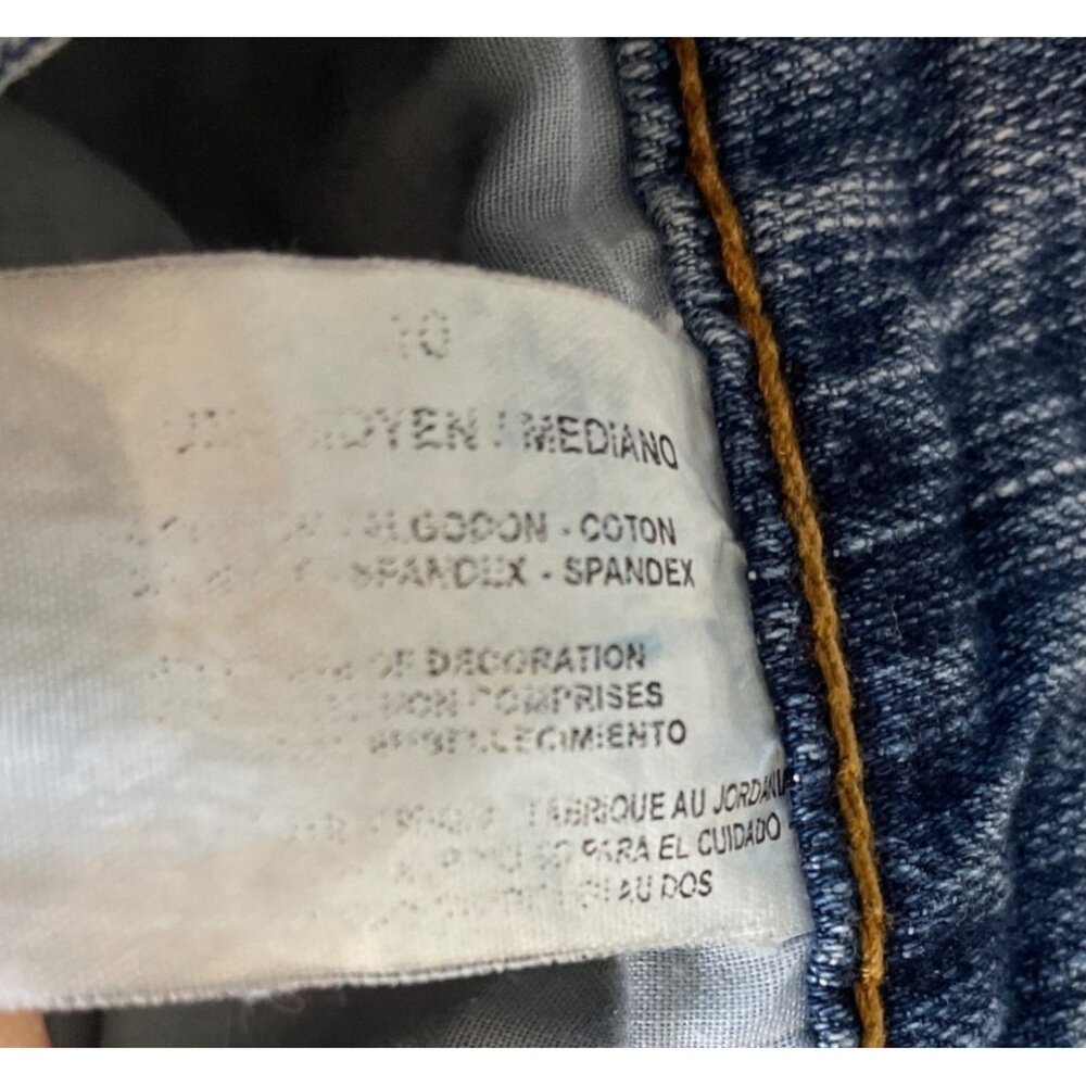 Gloria Vanderbilt Amanda Bootcut Women's size 10 Blue Denim Jeans - Picture 8 of 8